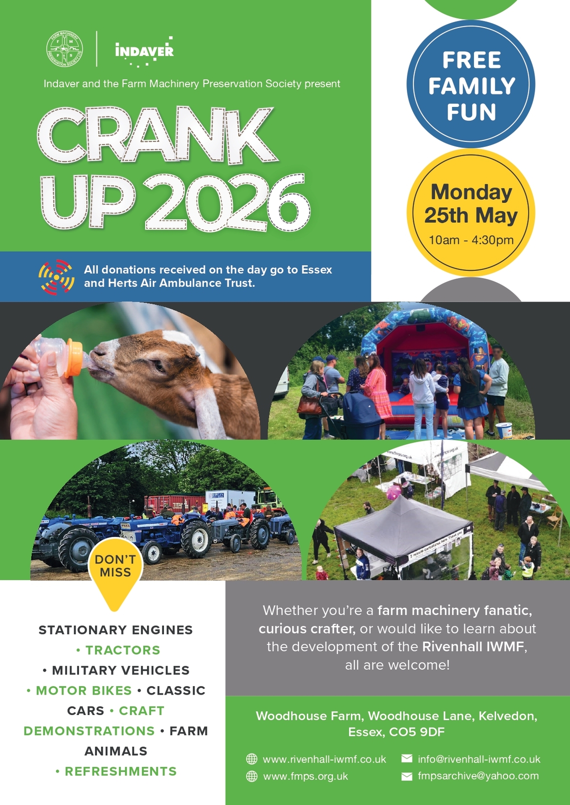 Crank Up Event Poster 2026- Woodhouse 